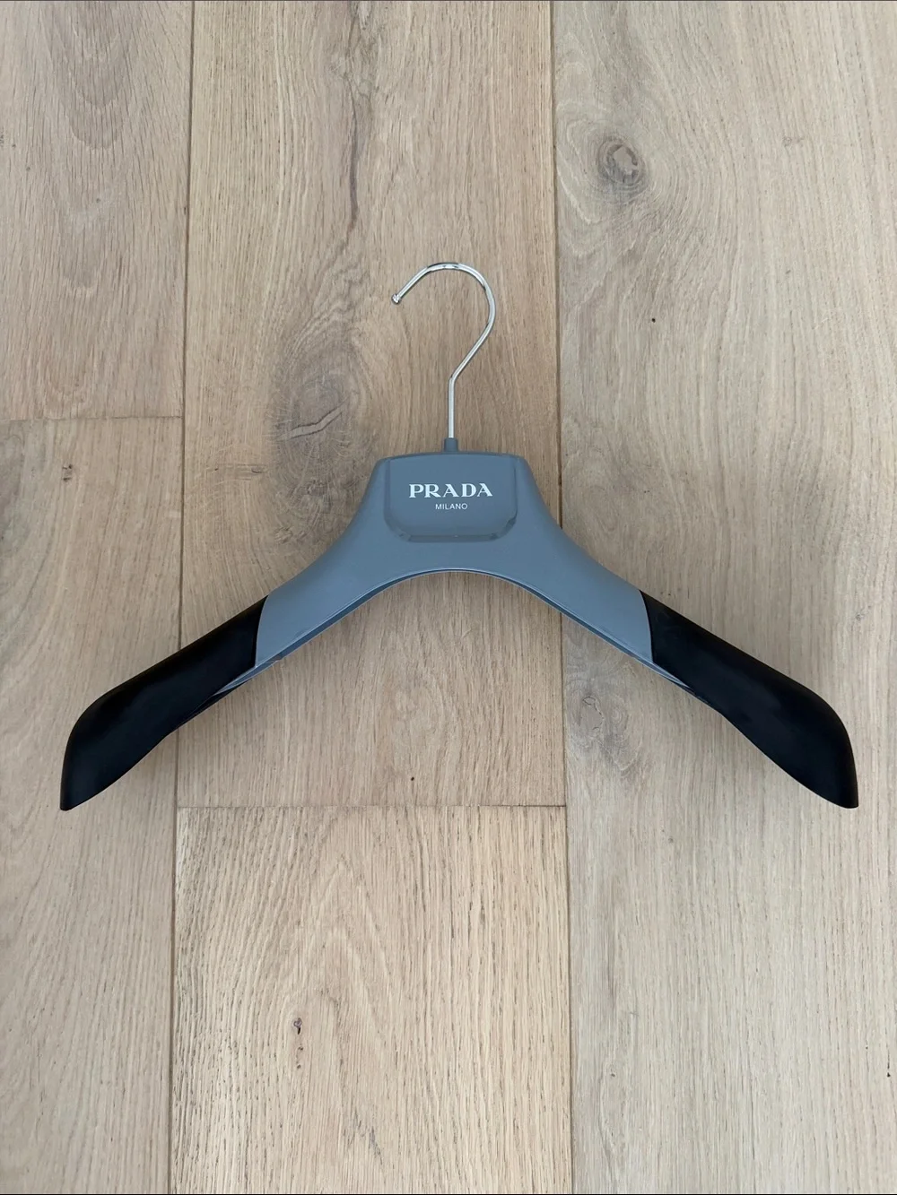 PRADA Garment Carrier Bag Black Cotton With Logo + PRADA Hanger